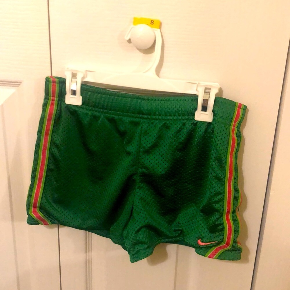 Pink & green Nike Shorts